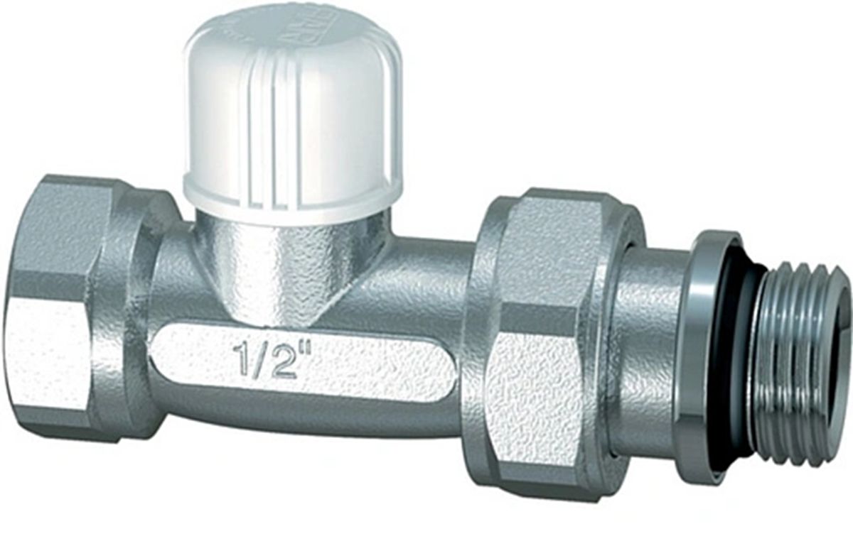 FAR Прямой запорный вентиль 1/2" ВР, уплотнение EPDM FV 1415 12