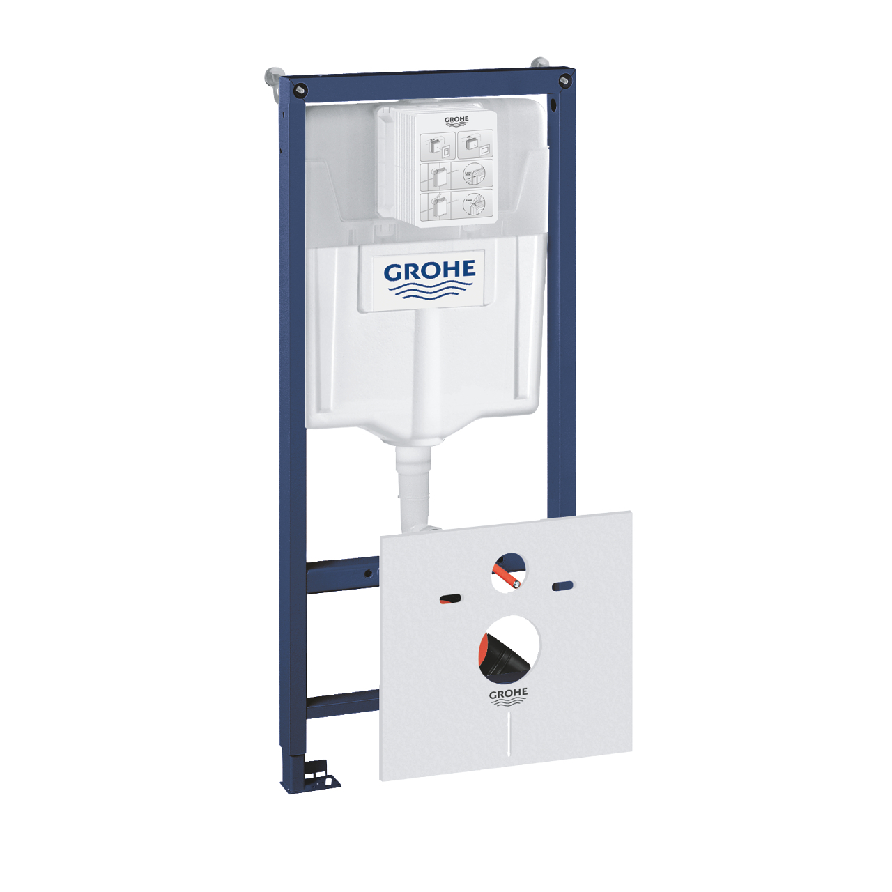 Система инсталляции для подвесного унитаза, GROHE Rapid SL, монтажная высота 1.13 м 38539001