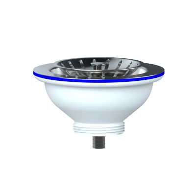 Выпуск для раковины 3 1/2" на (d40) с чашкой из нержавеющей стали d112 винт, шток, ручка - латунь Е150 Unicorn