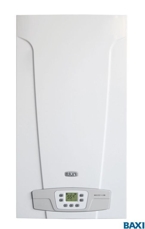 Котел газовый настенный BAXI ECO-4s 24 F 24 кВт, отопление и горячая вода, закрытая камера сгорания