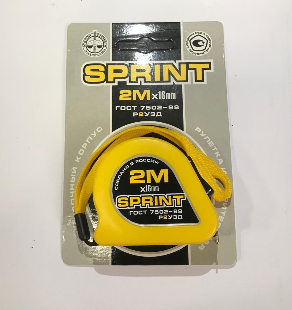 Рулетка 2 метра Р2УЗД SPRINT