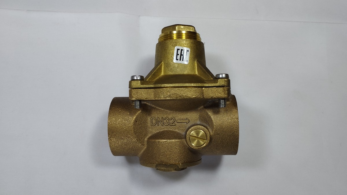 Danfoss 149B7600 - 7bis Клапан редукционный Ду32 диапазон регулирования 1-4.0 бар, бронза, внутренняя резьба, Тмакс 80С, Ру16