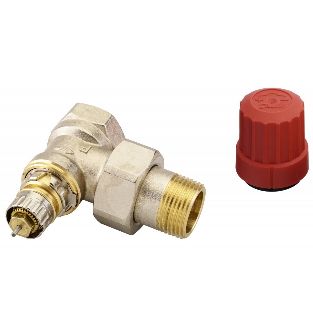 Термостатический клапан 3/4" НР-ВР, угловой, серия RTR-N, Danfoss 013G7015