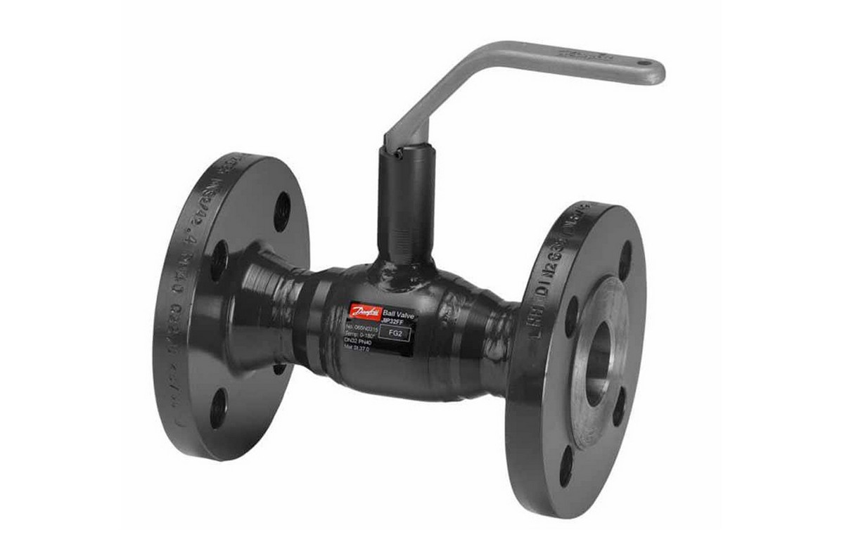 Danfoss 065N0305G - JIP Premium FF Кран шаровой фланцевый Ду20 Ру40 Тмакс=180С с рукояткой