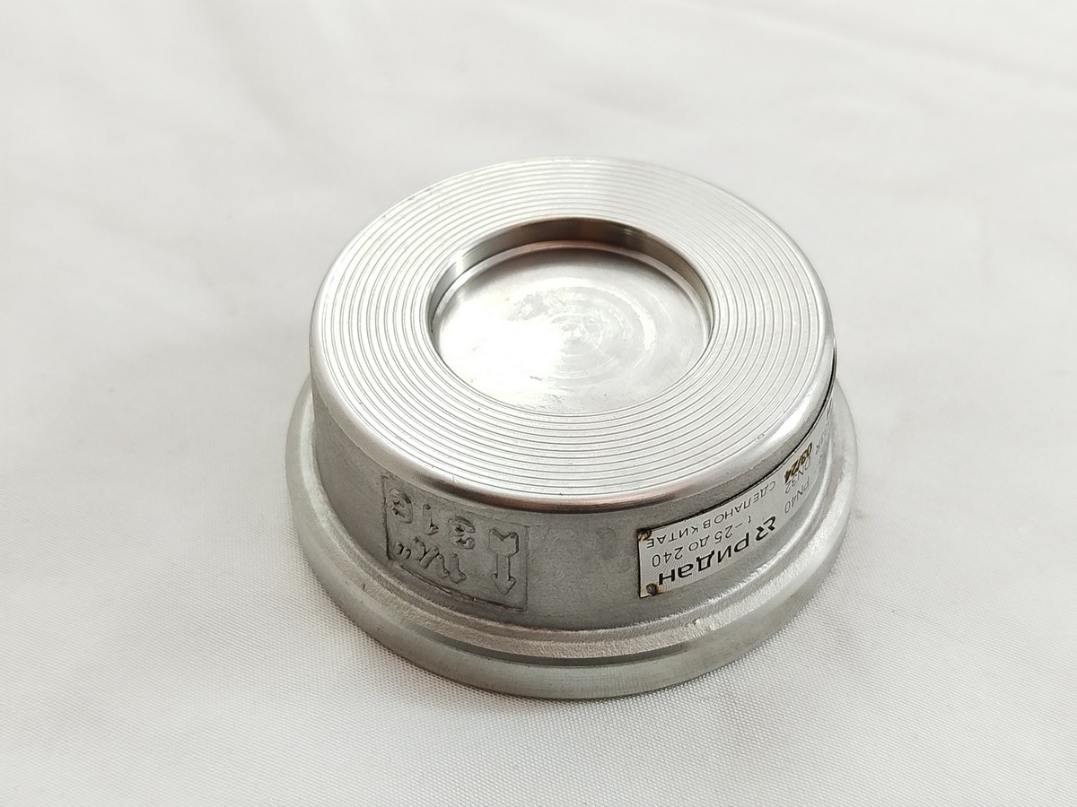 Ridan 082X8533R - NVD-812R PN40 DN32 Клапан обратный межфланцевый пружинный тарельчатый, нерж. сталь AISI 316