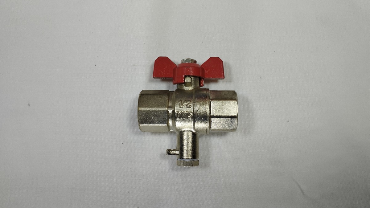 Danfoss 187F0593 - Кран шар/Dn15/для монт термодатчика