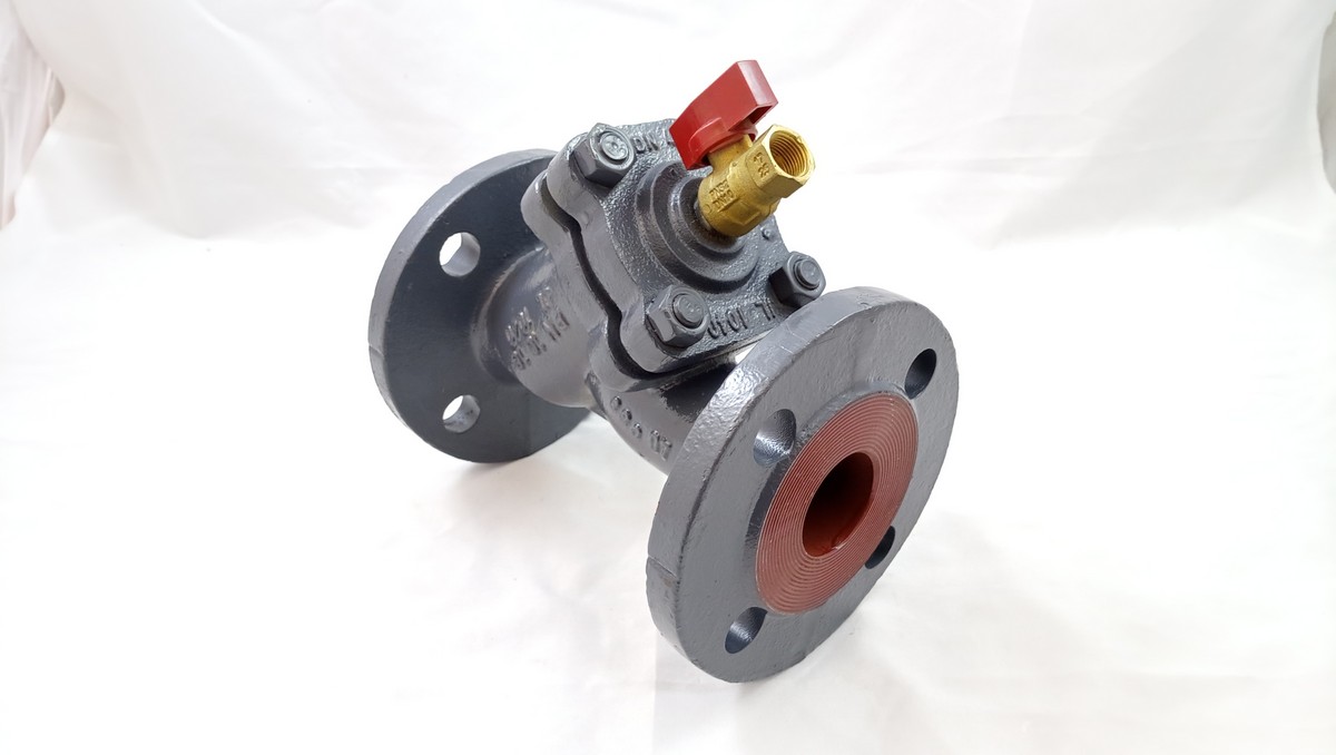 Danfoss 065B7730 - Фильтр сетчатый FVF Ду40 со сливным краном, чугун, фланцевый, Ру16