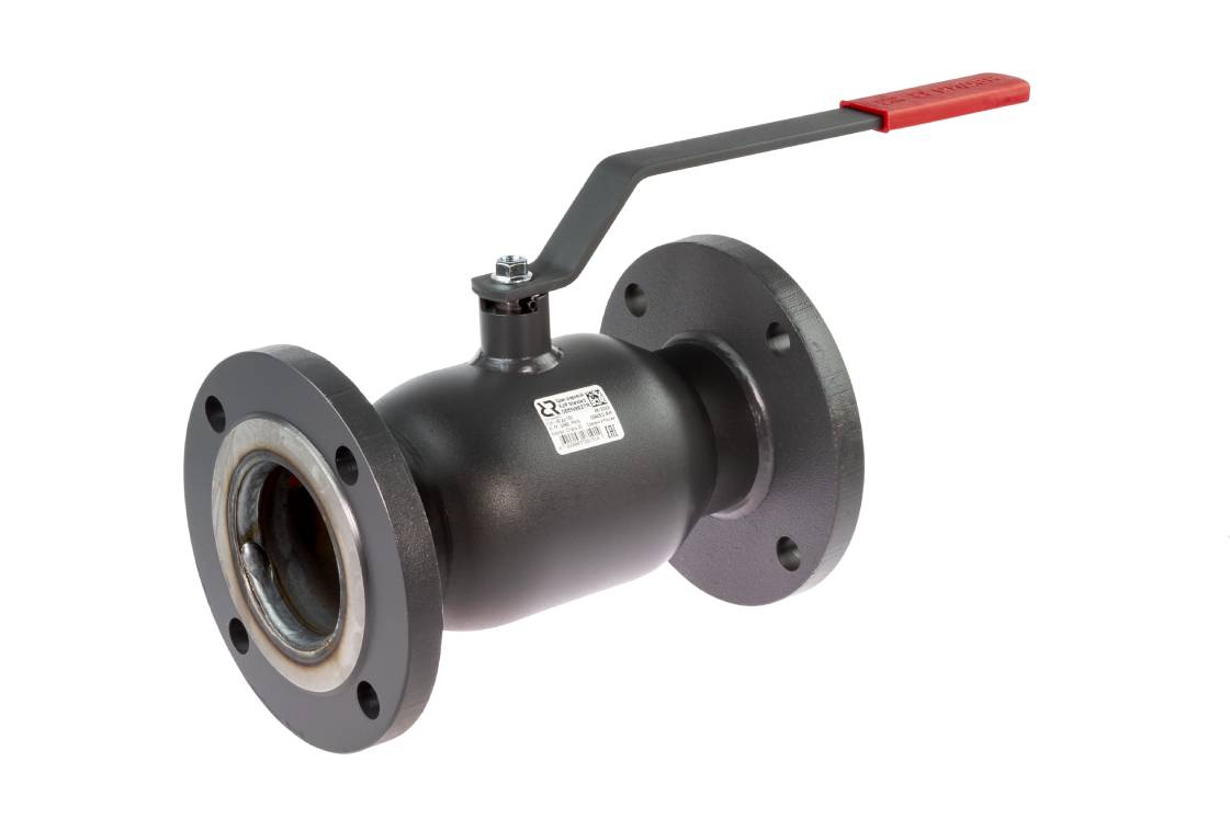Ridan 065N9628R - RJIP Standard кран шаровой FF DN100 PN16, рукоятка, С/П