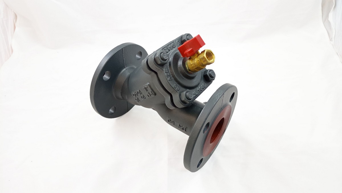 Danfoss 065B7731 - Фильтр сетчатый FVF Ду50 со сливным краном, чугун, фланцевый, Ру16