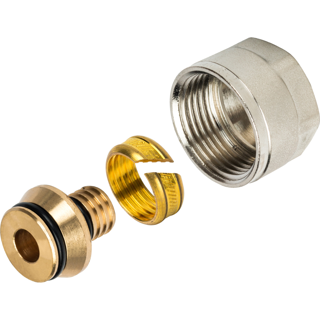 Евроконус (адаптер) 16(2.0)х3/4 для трубы PEX General Fittings 5 шт.