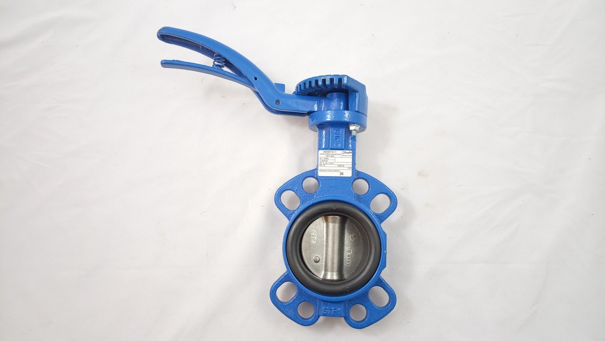 Danfoss 065B7411 - VFY-WH затвор дисковый DN65 PN16 корп. GG25 с центр. проуш.; Диск- 065B7411 RU AISI 316; упл. EPDM; С рукояткой 065B7411 RU Использовать ответные фланцы по ГОСТ 33259-2015 исполнение В, тип 11