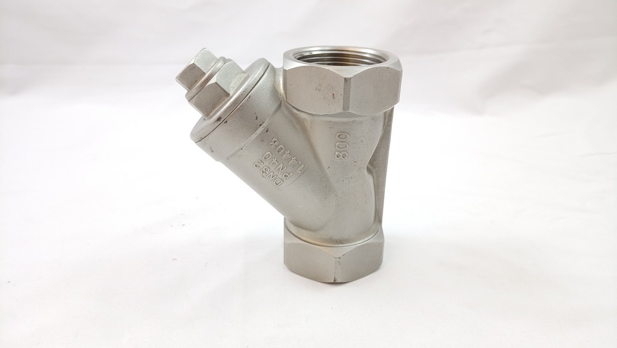 Danfoss 149B5276 - Y666 Фильтр сетчатый Ду32 Ру40 резьбовой, Корпус: нерж. сталь AISI316 Для питьевого водоснабжения не применять