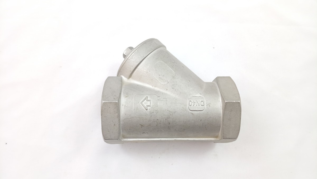 Danfoss 149B5277 - Y666 Фильтр сетчатый Ду40 Ру40 резьбовой, Корпус: нерж. сталь AISI316 Для питьевого водоснабжения не применять