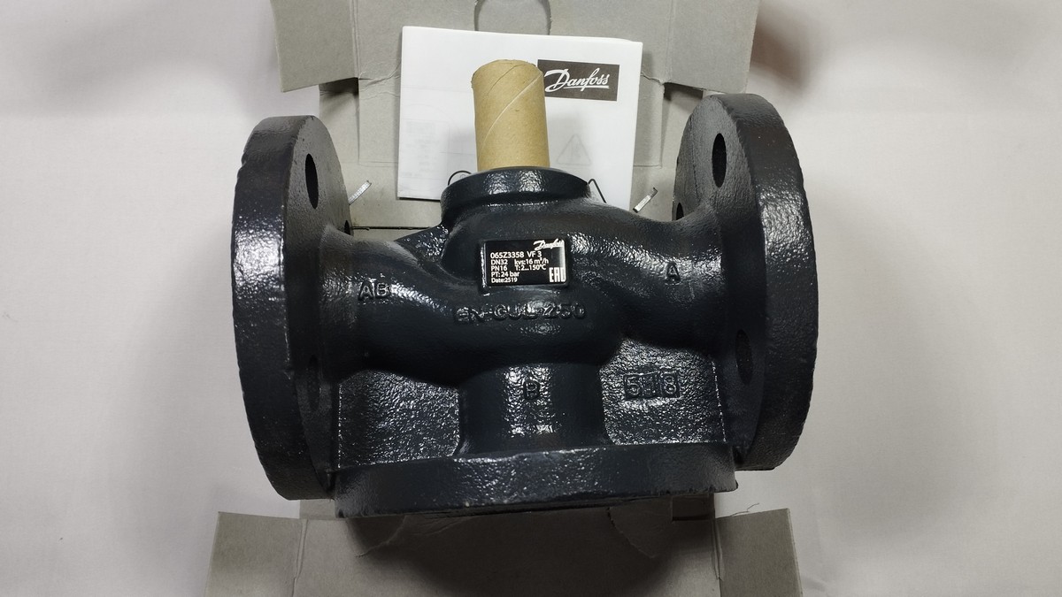 Danfoss 065Z3358 - VF3 Клапан регулирующий Ду 32 Kv 16
