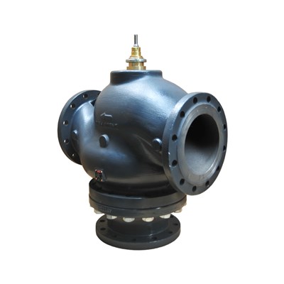 Danfoss 065B4300 - VF3 клапан трехходовой регулирующий Ду 300 мм, Kvs 1250 м3/ч, Ру 16 бар, максимальная рабочая температура 130 С