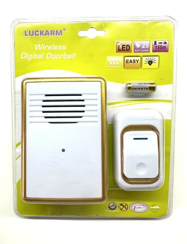 Беспроводной звонок дверной 25 мелодий LUCKARM